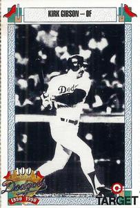 1990 Target Dodgers #279 Kirk Gibson Front