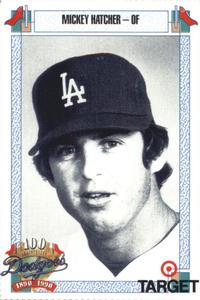 1990 Target Dodgers #323 Mickey Hatcher Front