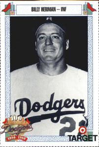1990 Target Dodgers #337 Billy Herman Front