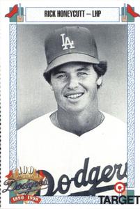 1990 Target Dodgers #355 Rick Honeycutt Front