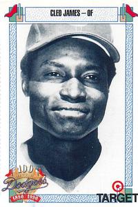 1990 Target Dodgers #380 Cleo James Front