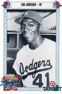 1990 Target Dodgers #387 Lou Johnson Front