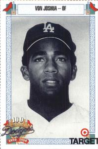 1990 Target Dodgers #395 Von Joshua Front