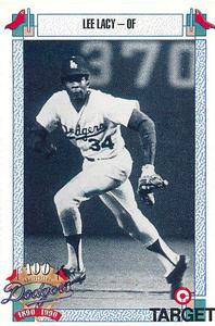 1990 Target Dodgers #425 Lee Lacy Front