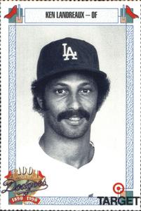 1990 Target Dodgers #431 Ken Landreaux Front