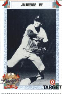 1990 Target Dodgers #443 Jim Lefebvre Front