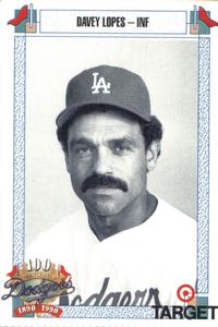 1990 Target Dodgers #460 Davey Lopes Front