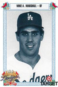 1990 Target Dodgers #486 Mike A. Marshall Front