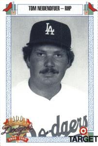 1990 Target Dodgers #575 Tom Niedenfuer Front