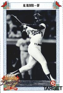1990 Target Dodgers #587 Al Oliver Front