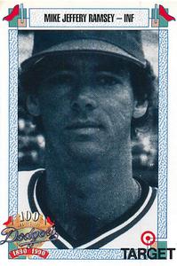 1990 Target Dodgers #647 Mike Jeffery Ramsey Front