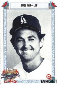 1990 Target Dodgers #649 Doug Rau Front
