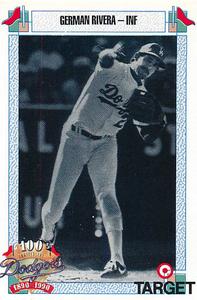 1990 Target Dodgers #671 German Rivera Front