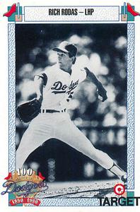1990 Target Dodgers #678 Rich Rodas Front