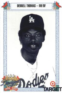 1990 Target Dodgers #795 Derrel Thomas Front