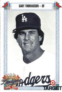 1990 Target Dodgers #797 Gary Thomasson Front