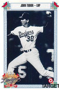 1990 Target Dodgers #811 John Tudor Front
