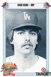 1990 Target Dodgers #841 Hank Webb Front