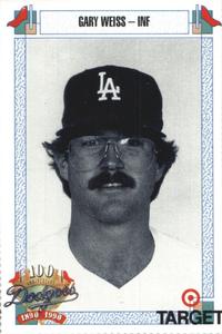 1990 Target Dodgers #843 Gary Weiss Front