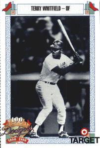 1990 Target Dodgers #854 Terry Whitfield Front