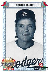 1990 Target Dodgers #985 Ricky Horton Front