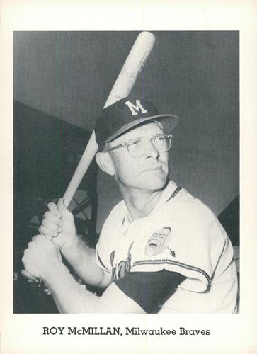1964 Jay Publishing Milwaukee Braves #NNO Roy McMillan Front