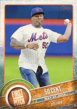 2015 Topps - First Pitch #FP-14 50 Cent Front