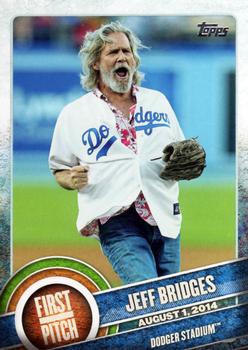 2015 Topps - First Pitch #FP-01 Jeff Bridges Front