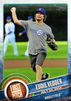 2015 Topps - First Pitch #FP-04 Eddie Vedder Front