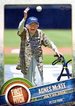 2015 Topps - First Pitch #FP-06 Agnes McKee Front