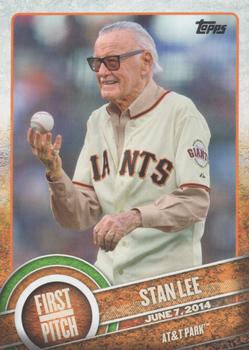 2015 Topps - First Pitch #FP-21 Stan Lee Front