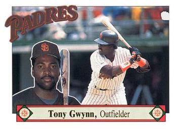 1989 San Diego Padres #3 Tony Gwynn Front