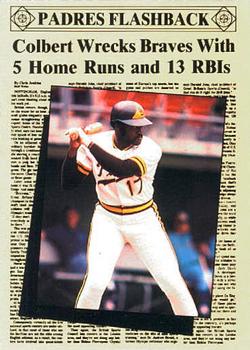 1989 San Diego Padres #12 Nate Colbert Front