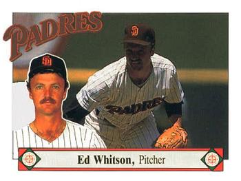 1989 San Diego Padres #22 Ed Whitson Front