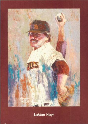 1985 Wallich Enterprises San Diego Padres Postcards #NNO LaMarr Hoyt Front