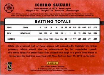 2015 Donruss #126 Ichiro Back