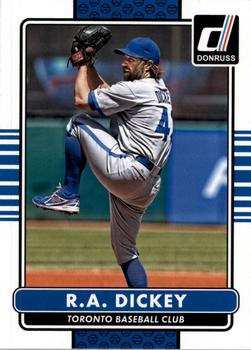 2015 Donruss #175 R.A. Dickey Front