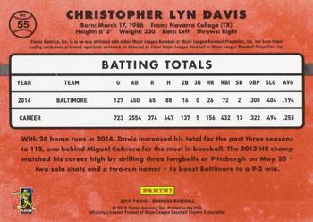 2015 Donruss #55 Chris Davis Back