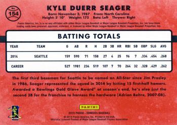 2015 Donruss #154 Kyle Seager Back