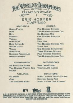2015 Topps Allen & Ginter #7 Eric Hosmer Back