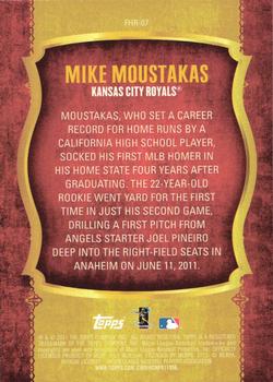 2015 Topps - First Home Run (Series One) #FHR-07 Mike Moustakas Back