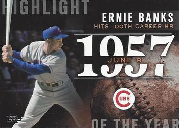 2015 Topps - Highlight of the Year #H-10 Ernie Banks Front