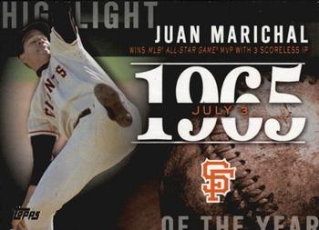 2015 Topps - Highlight of the Year #H-15 Juan Marichal Front