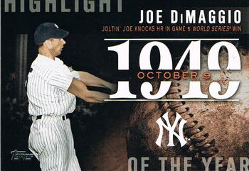 2015 Topps - Highlight of the Year #H-41 Joe DiMaggio Front