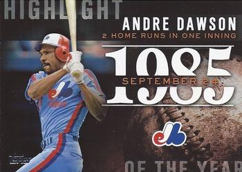 2015 Topps - Highlight of the Year #H-50 Andre Dawson Front