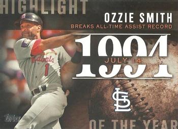 2015 Topps - Highlight of the Year #H-55 Ozzie Smith Front