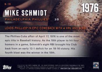 2015 Topps - Highlight of the Year #H-19 Mike Schmidt Back