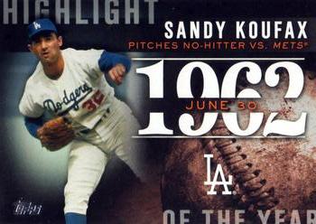 2015 Topps - Highlight of the Year #H-46 Sandy Koufax Front