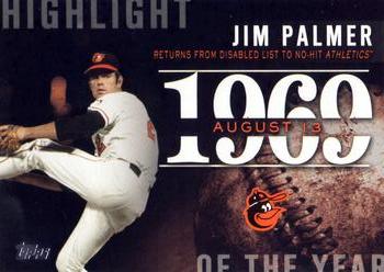 2015 Topps - Highlight of the Year #H-47 Jim Palmer Front
