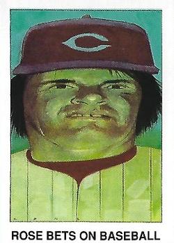 1991 Foul Ball Trading Cards #5 Pete Rose Front